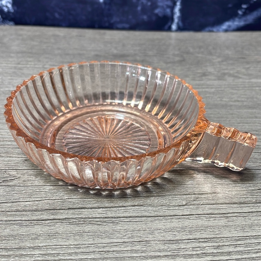 Pink Depression Glass Dish